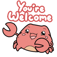 Gift You Are Welcome Sticker by Aminal Stickers