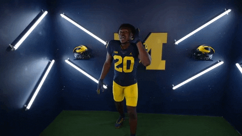 Go Blue College Football GIF by Michigan Athletics