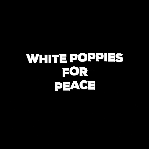 PeacePledgeUnion giphygifmaker peace remembrance pacifist GIF