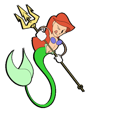 Whiledwin mermaid source ariel whiledwin Sticker