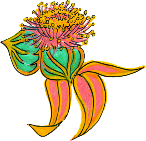 Illustration Flower Sticker by Romona Sandon