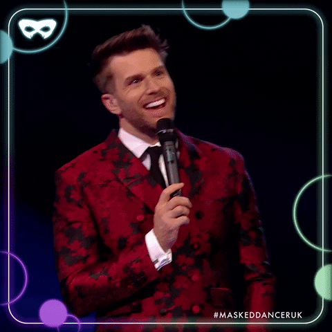 Joel Dommett Laughing GIF by The Masked Singer UK & The Masked Dancer UK