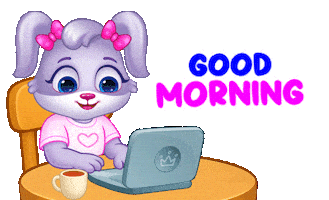 Good Morning Love Sticker by Lucas and Friends by RV AppStudios