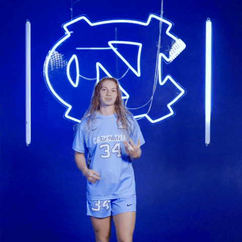 University Of North Carolina Soccer GIF by UNC Tar Heels