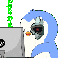 Elon Musk Penguin Sticker by Pudgy Penguins