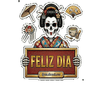 Buen Dia Halloween Sticker