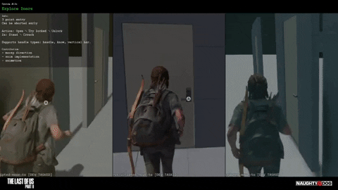 thelastofus2 giphyupload the last of us doors the last of us part 2 GIF