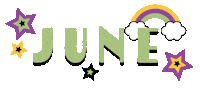 Rainbow June Sticker by Marcela Illustrates