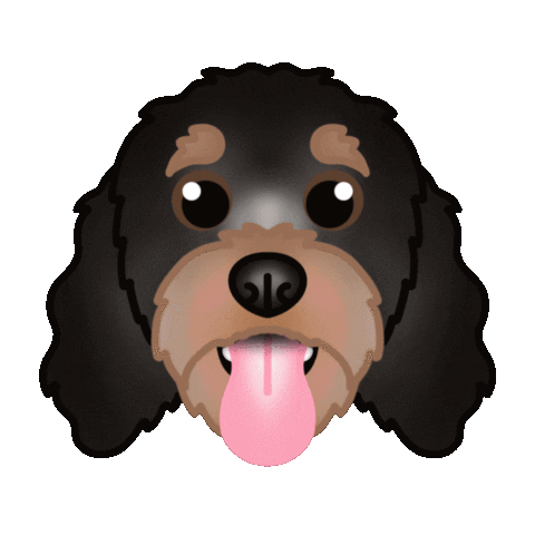 Doodles Cute Dog Sticker by zoopeez