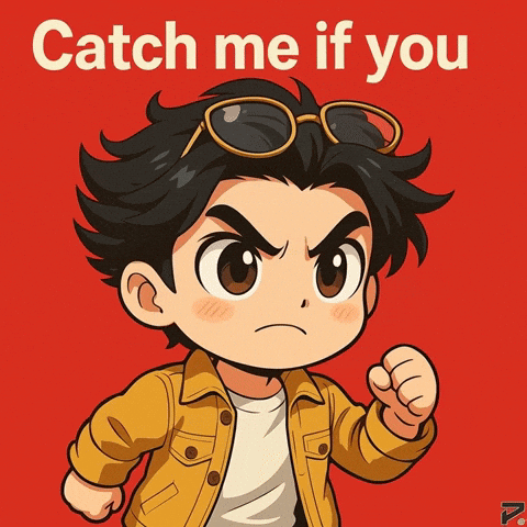 Run Fast Catch Me If You Can GIF by Persona