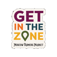 Get In The Zone Sticker by MoscowFarmersMarket