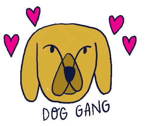 Dog Love Sticker