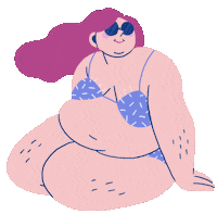 Summer Beach Sticker by Marie Boiseau