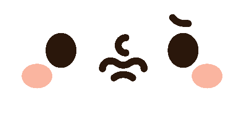 Sad Face Sticker