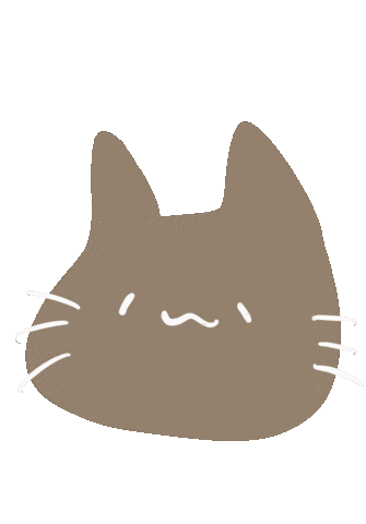 Cat Illustration Sticker