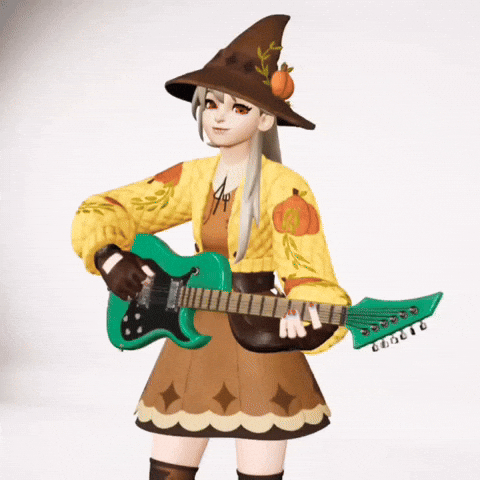 Halloween Guitar GIF