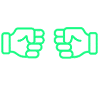 fist pound Sticker by Big Brothers Big Sisters