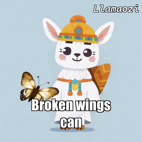 Joy Butterfly GIF by Llamaozi