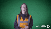 Wizzflix_ dance party dancing green GIF