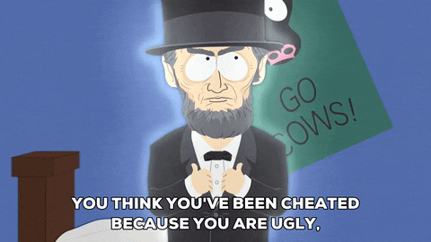 abraham lincoln ghost GIF by South Park 