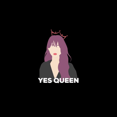 laurelcanyoncreative giphygifmaker queen yasqueen yesgirl GIF