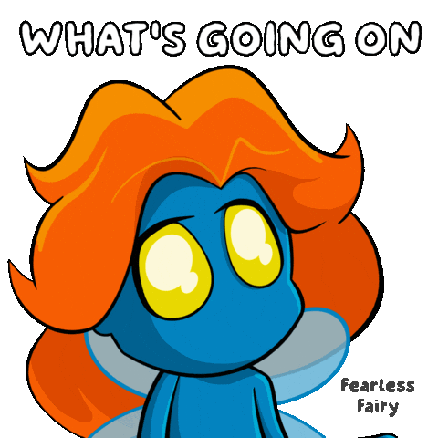 Whats Going On What Sticker by VeeFriends