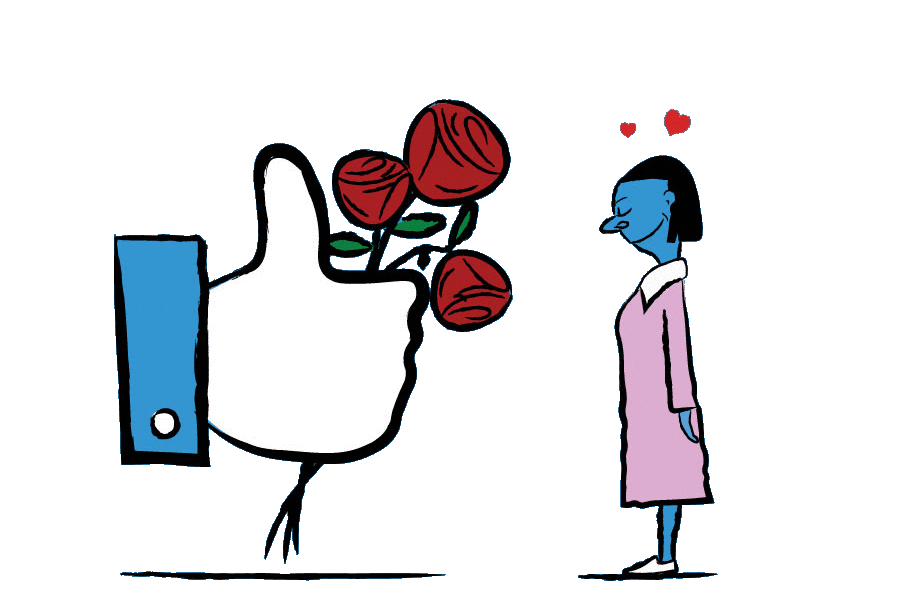 I Love You Thumbs Up Sticker by Sam Omo