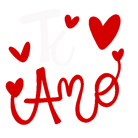 In Love Hearts Sticker