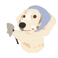 Happy Dog Sticker