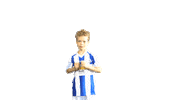 Blauwwit Celebrate Sticker by Voetbalvereniging Scherpenzeel