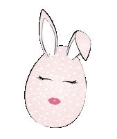 Happy Easter Bunny Sticker