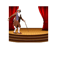 Acting On Stage Sticker