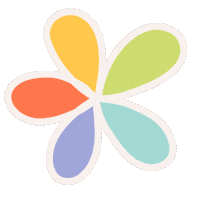 Rainbow Blinking Sticker by Demic