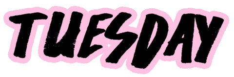 Tuesday Wakeup Sticker