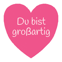 Du Bist Großartig Sticker by Lisson-Design