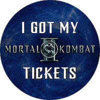 Mortal Kombat Ii Tickets Sticker by Warner Bros. Pictures