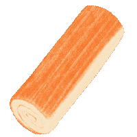 Crab Stick Sticker