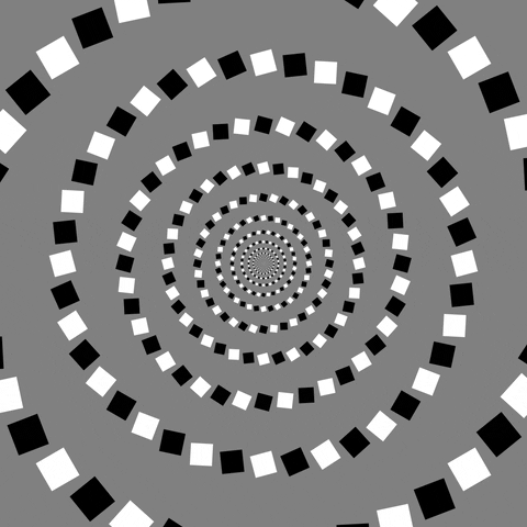 Black And White Illusion GIF by Feliks Tomasz Konczakowski