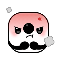 Angry 7Pupu Sticker by 17LIVE