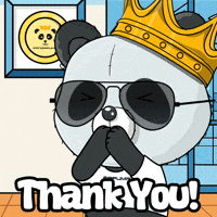 Thanks Love GIF by PandaPals