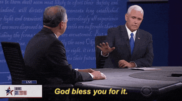 mike pence debate GIF by Election 2016