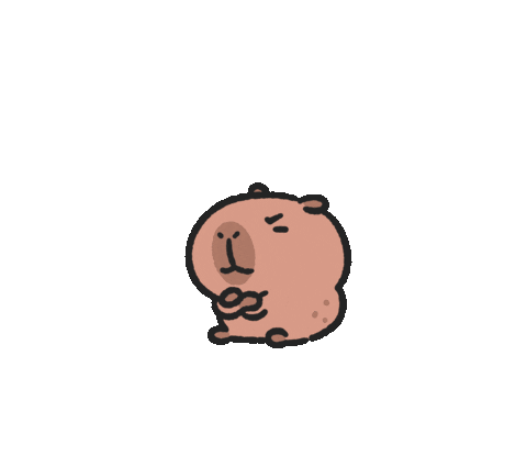 Capybara What Sticker