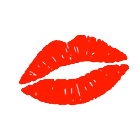 red lips kiss Sticker by Camaleonicas