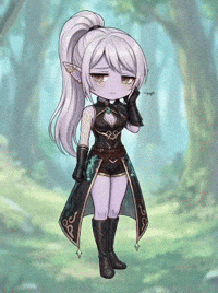 Bored Dark Elf GIF