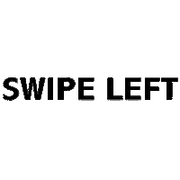 Swipe Left Sticker by Lelie Design