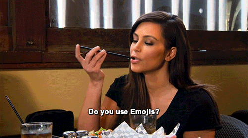 Kim Kardashian Emoji GIF