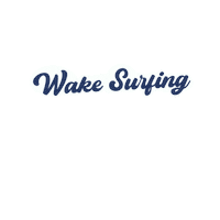 Surfing Wake Sticker