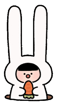 Rabbit Eat Sticker