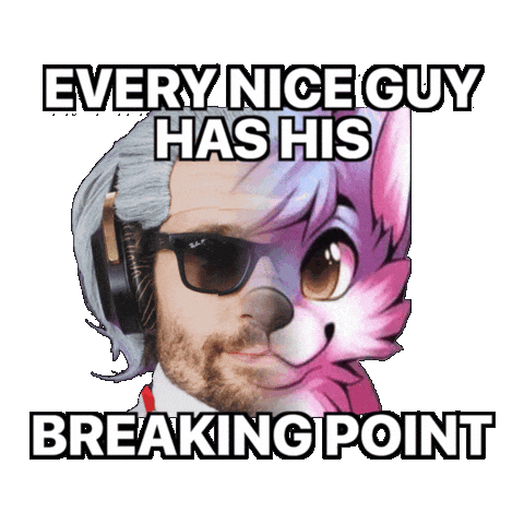 Going Crazy Nice Guy Sticker