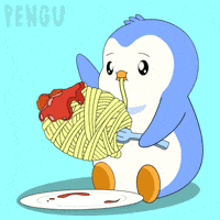 Italy Eating GIF by Pudgy Memez